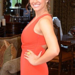 Red Full Length Gown